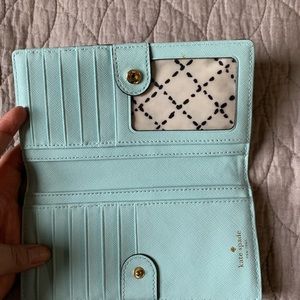 Blue Kate Spade Wallet